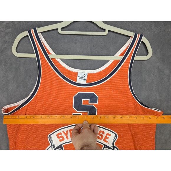 Syracuse Est. 1870 Orange Jersey Tank Creative Apparel 2XL - Picture 3 of 6